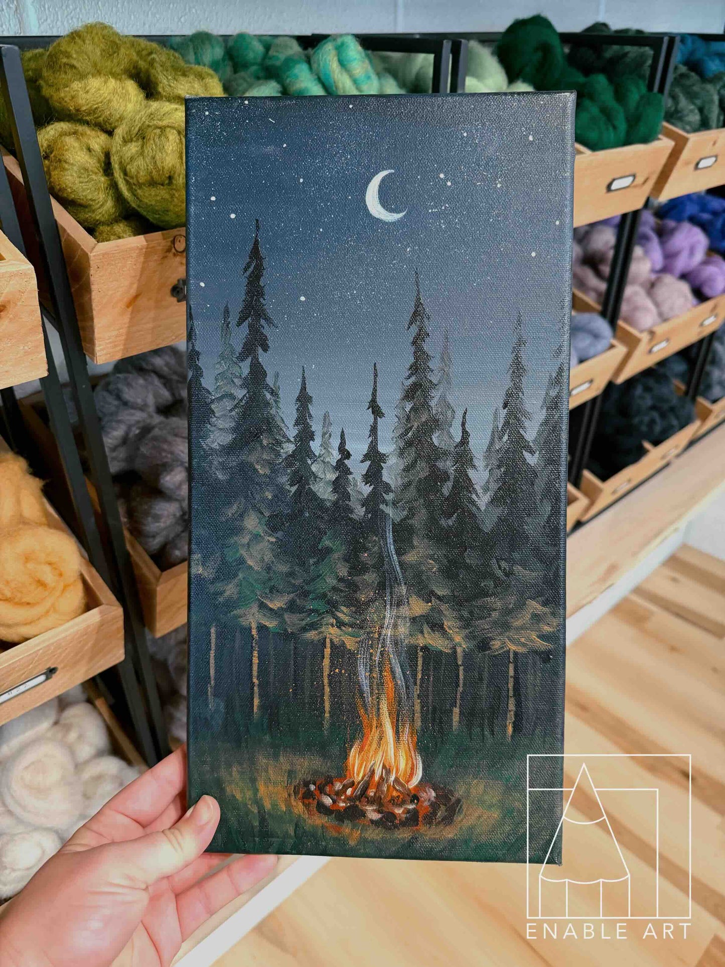 EAC - Acrylic Painting "Camp Fire" Tuesday, August 25⋅6:00 – 8:30pm