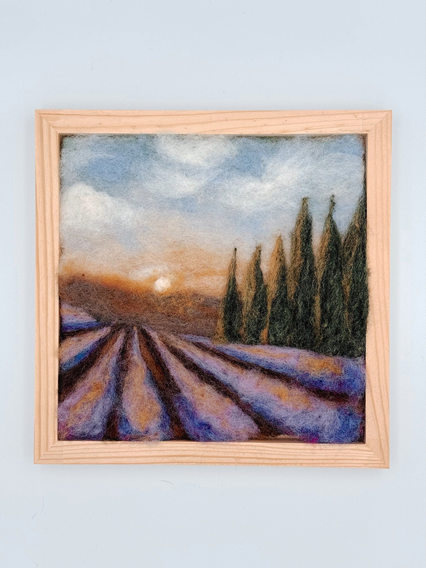 Lavender Sunrise | Needle Felting Course Instructions