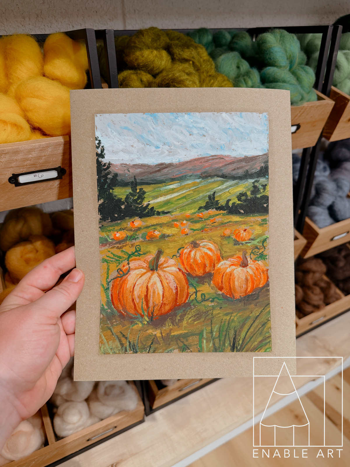 EAC - Oil Pastel "Pumpkin Patch" Wednesday, October 28⋅6:00 – 7:30pm
