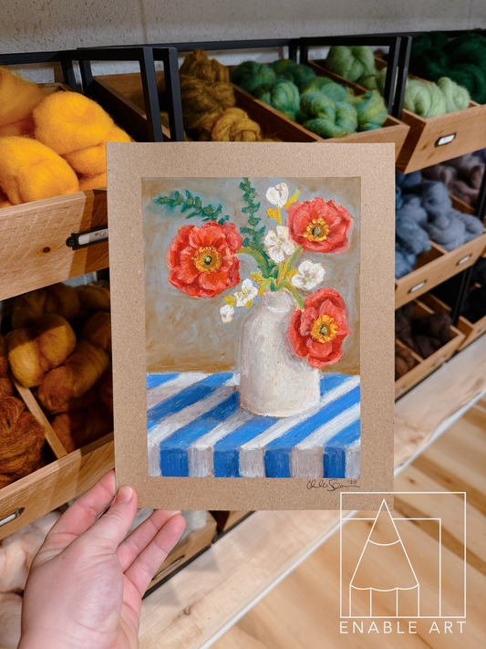 EAC - Oil Pastel "Pop of Poppies" Wednesday, March 25⋅6:00 – 7:30pm