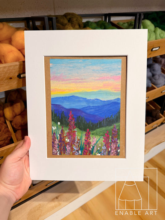 EAC - Oil Pastel "Lavender Mountain" Wednesday, May 27⋅6:00 – 7:30pm