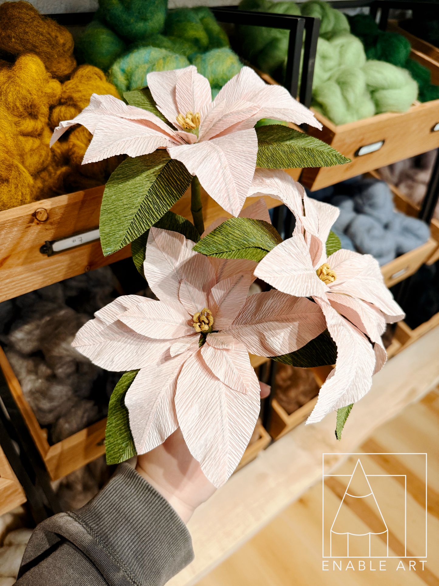 Paper Flowers | "Poinsettia"