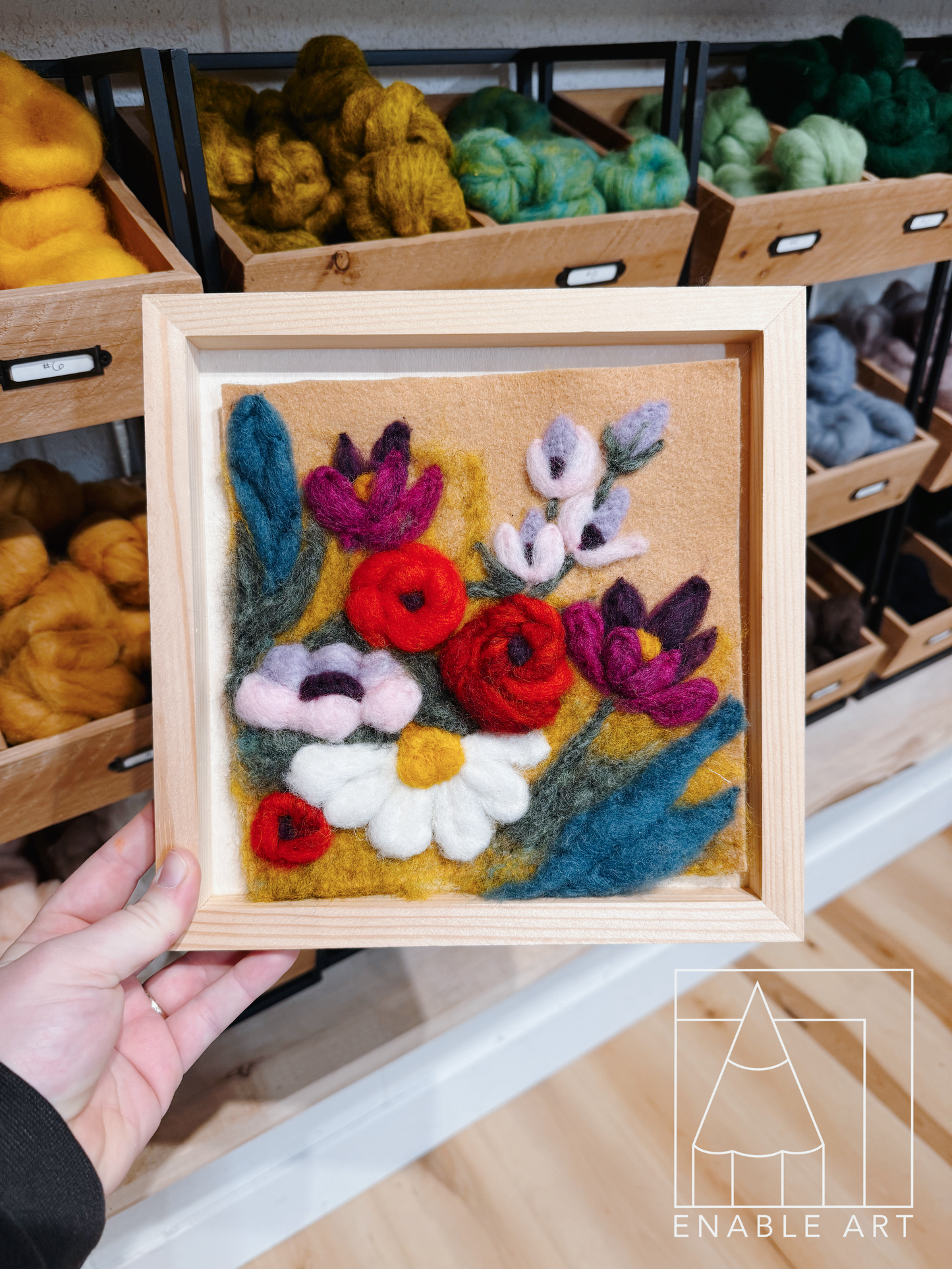 EAC - Needle Felting "Fuzzy Floral" Thursday, February 26⋅6:00 – 8:30pm