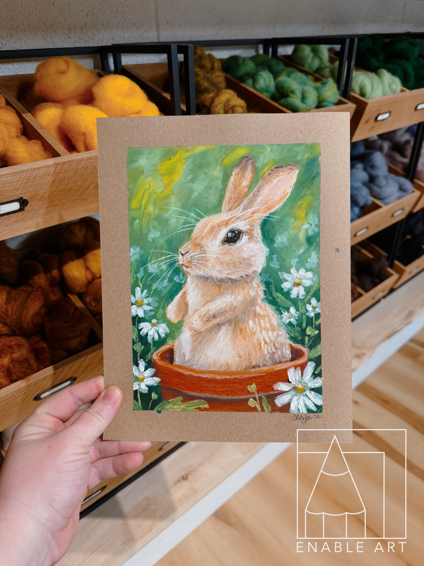 EAC - Oil Pastel "Garden Bunny" Wednesday, March 4⋅6:00 – 7:30pm