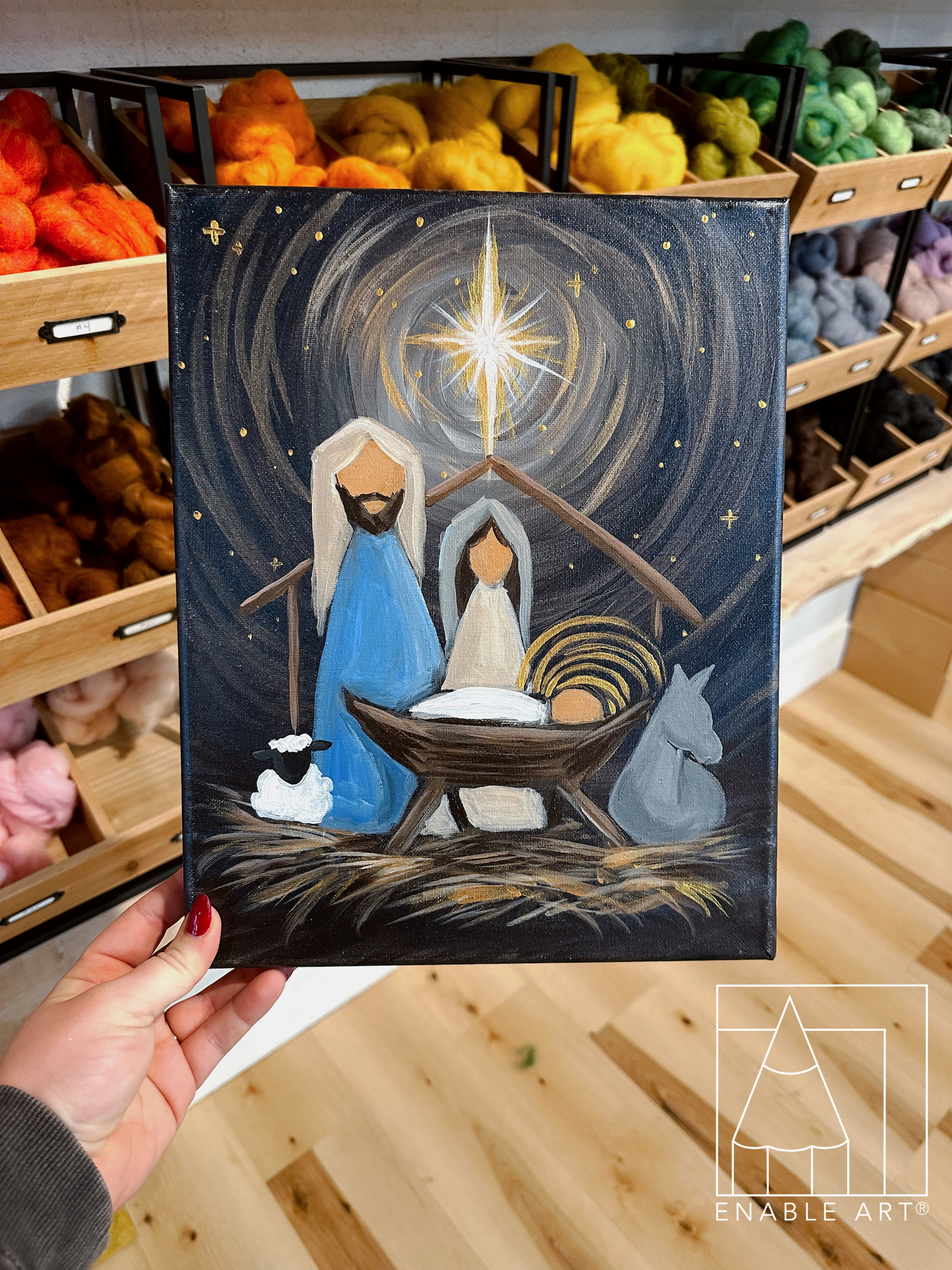The Nativity | Acrylic Painting | Thursday, December 4⋅6:00 – 8:30pm