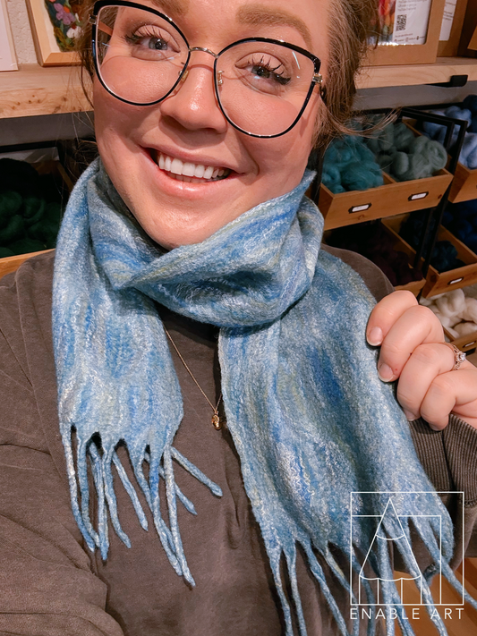 Felted Scarves | Wet Felting | Monday, December 1⋅6:00 – 8:30pm