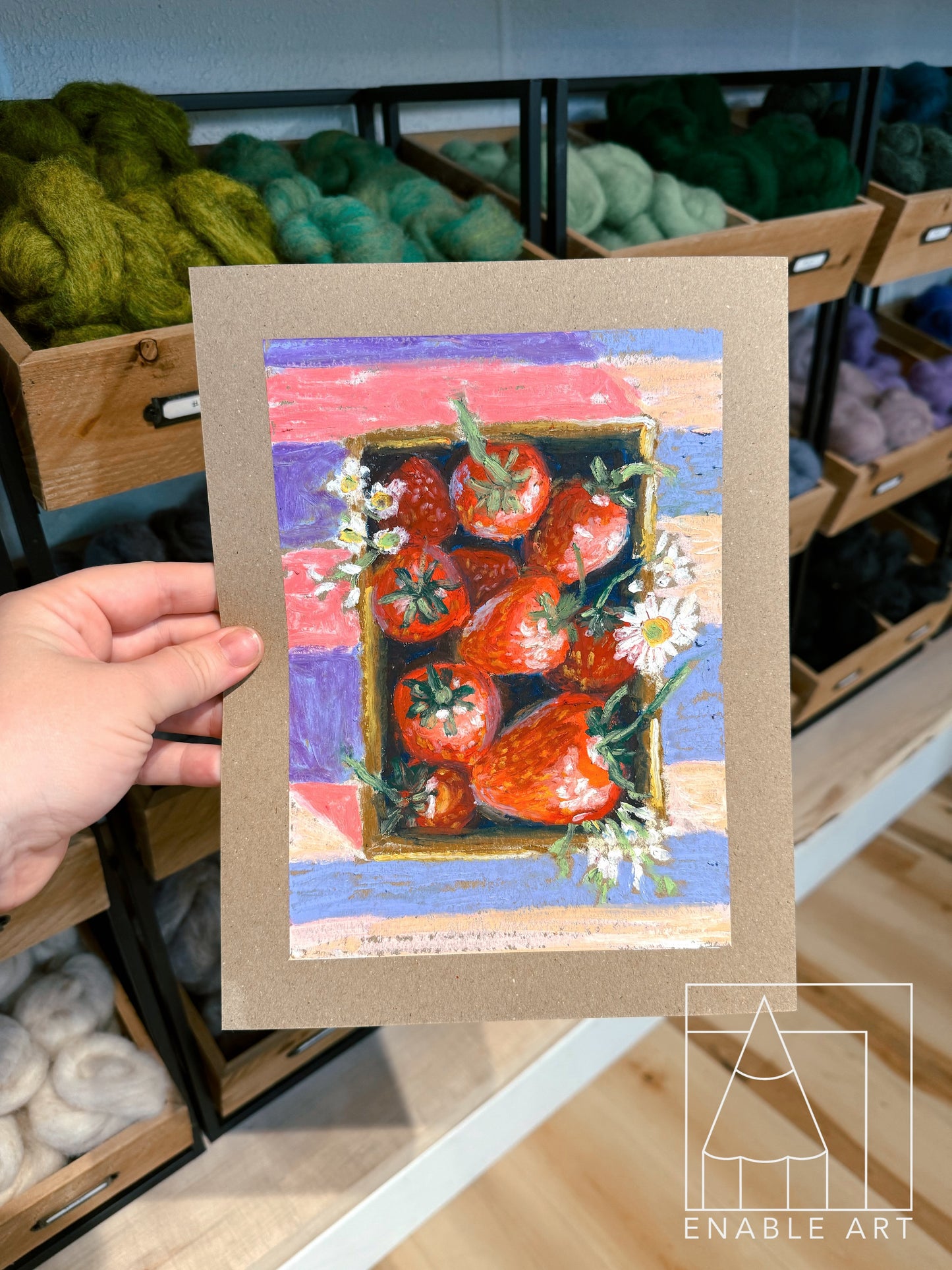 EAC - Oil Pastel "Strawberries" Wednesday, July 15⋅6:00 – 7:30pm