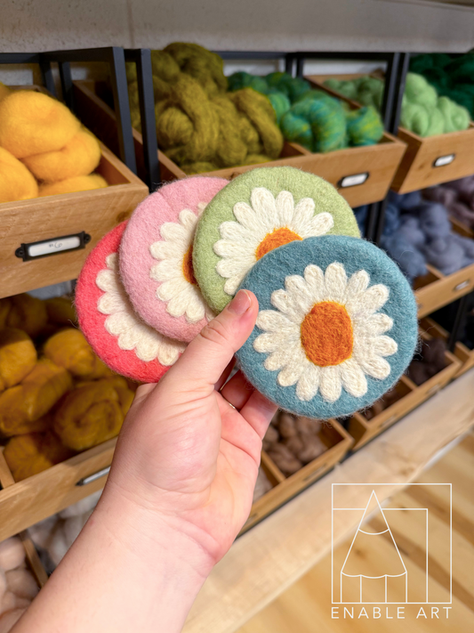 EAC - Needle Felting "Spring Coasters" Thursday, May 7⋅6:00 – 8:30pm