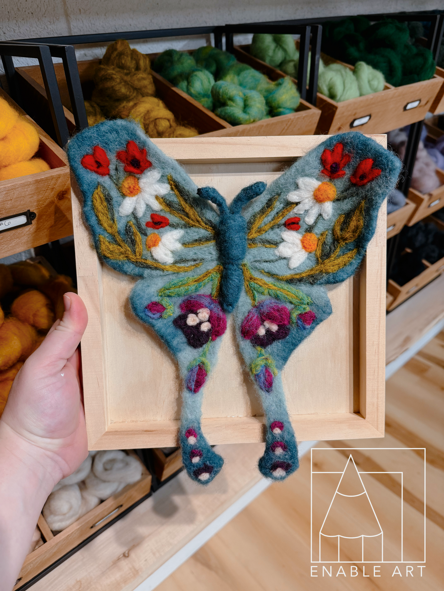 EAC - Needle Felting "Floral Moths & Butterflies" Thursday, March 12⋅6:00 – 8:30pm