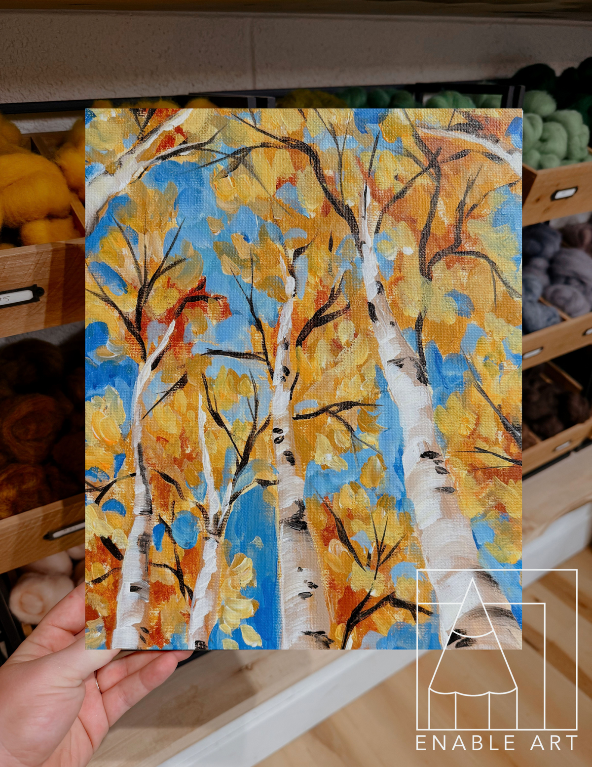 EAC - Acrylic Painting "Birch Beauties" Thursday, October 22⋅6:00 – 8:30pm