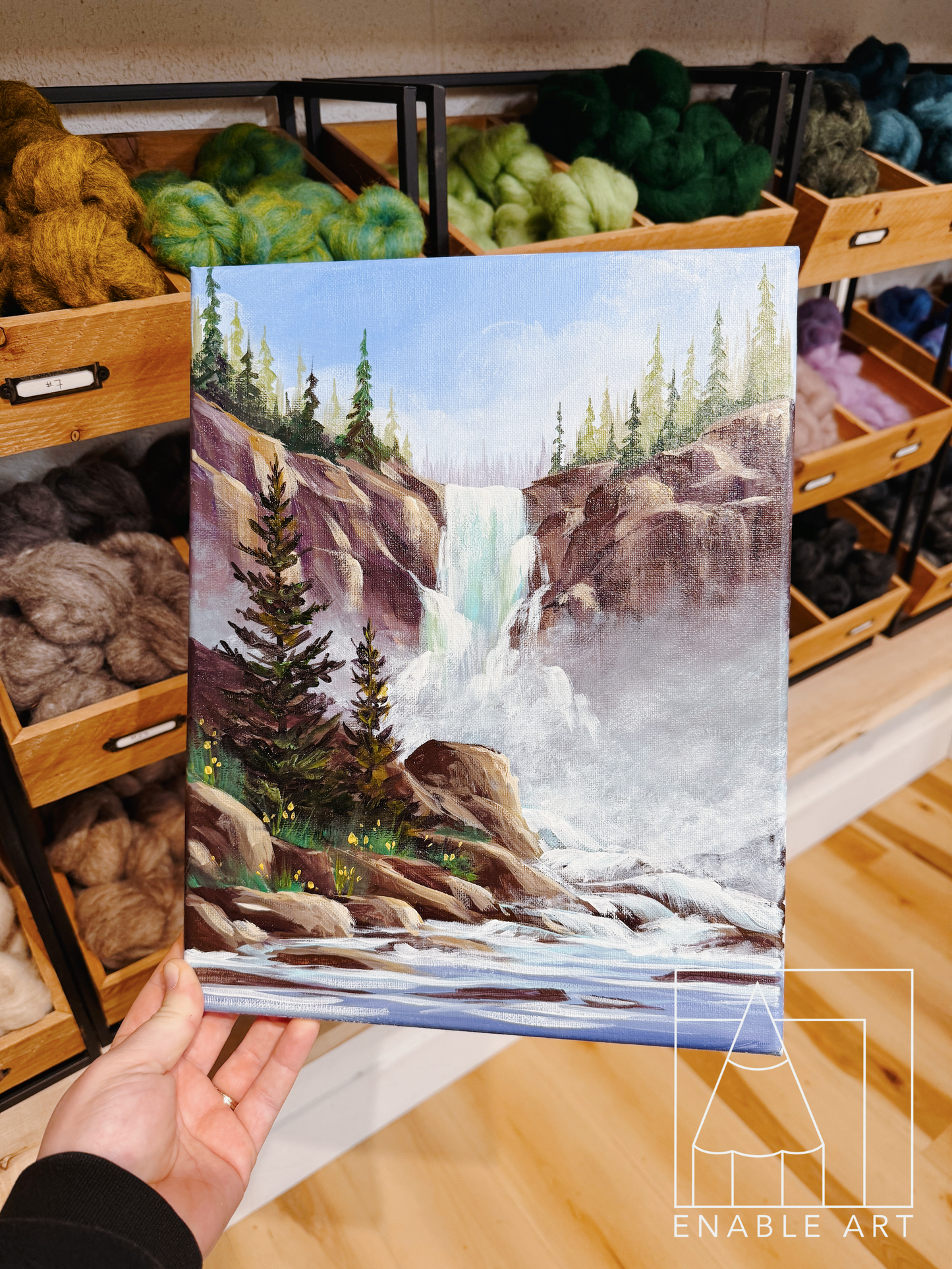 EAC - Acrylic Painting "The Falls" Sunday, February 22⋅2:00 – 5:00pm