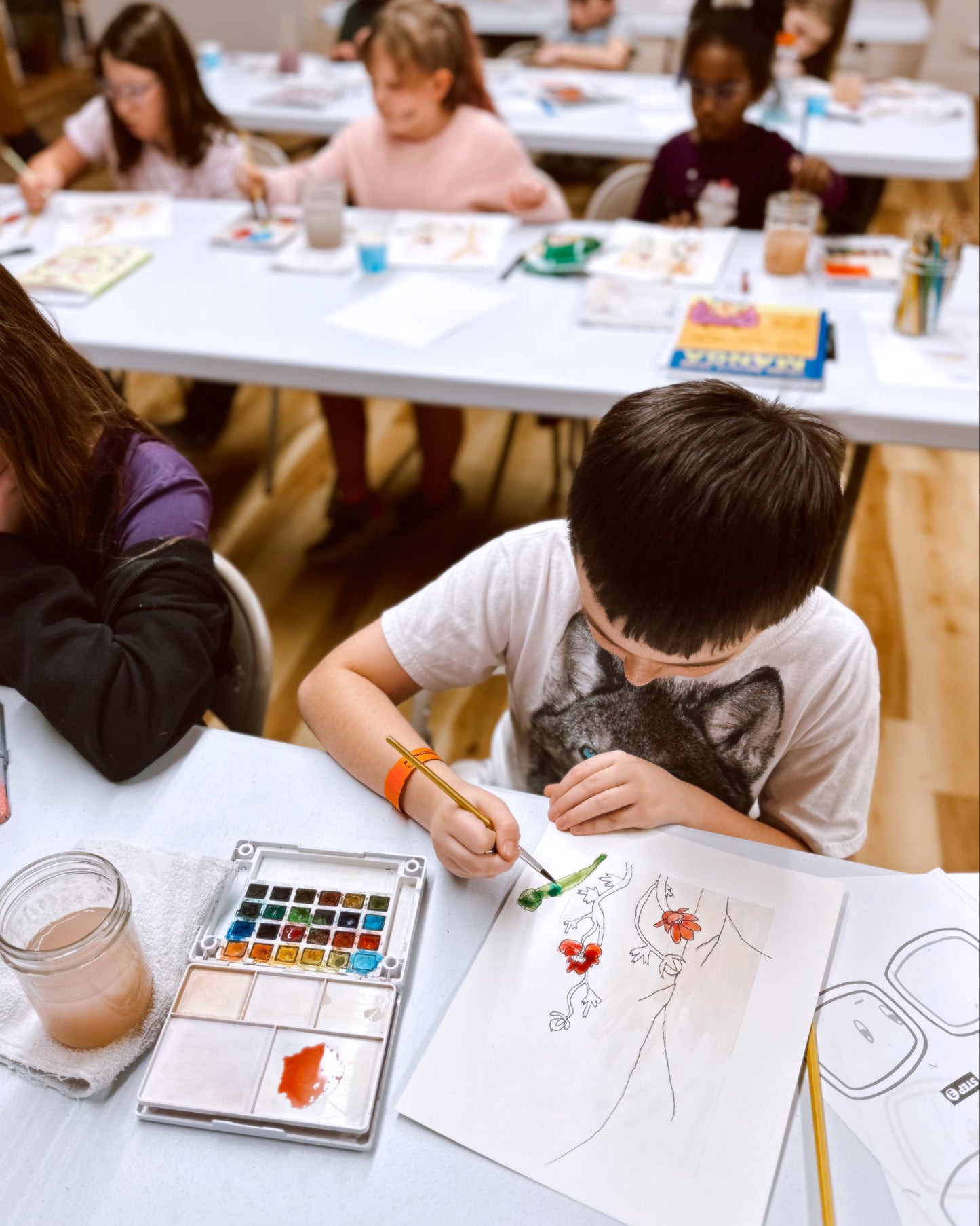 Watercolor Painting Camp (kids) | August 3-6, 9-11am